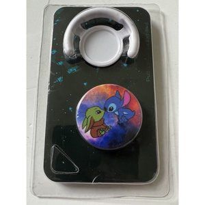 Baby Yoda & Stitch Pop Phone Grip With Earphone Holder NEW